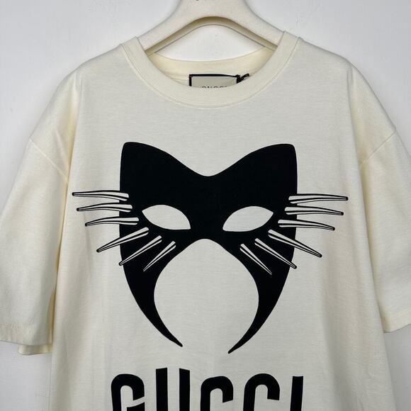 NWT Gucci Manifesto Oversized T-Shirt in White Size L - Picture 7 of 16